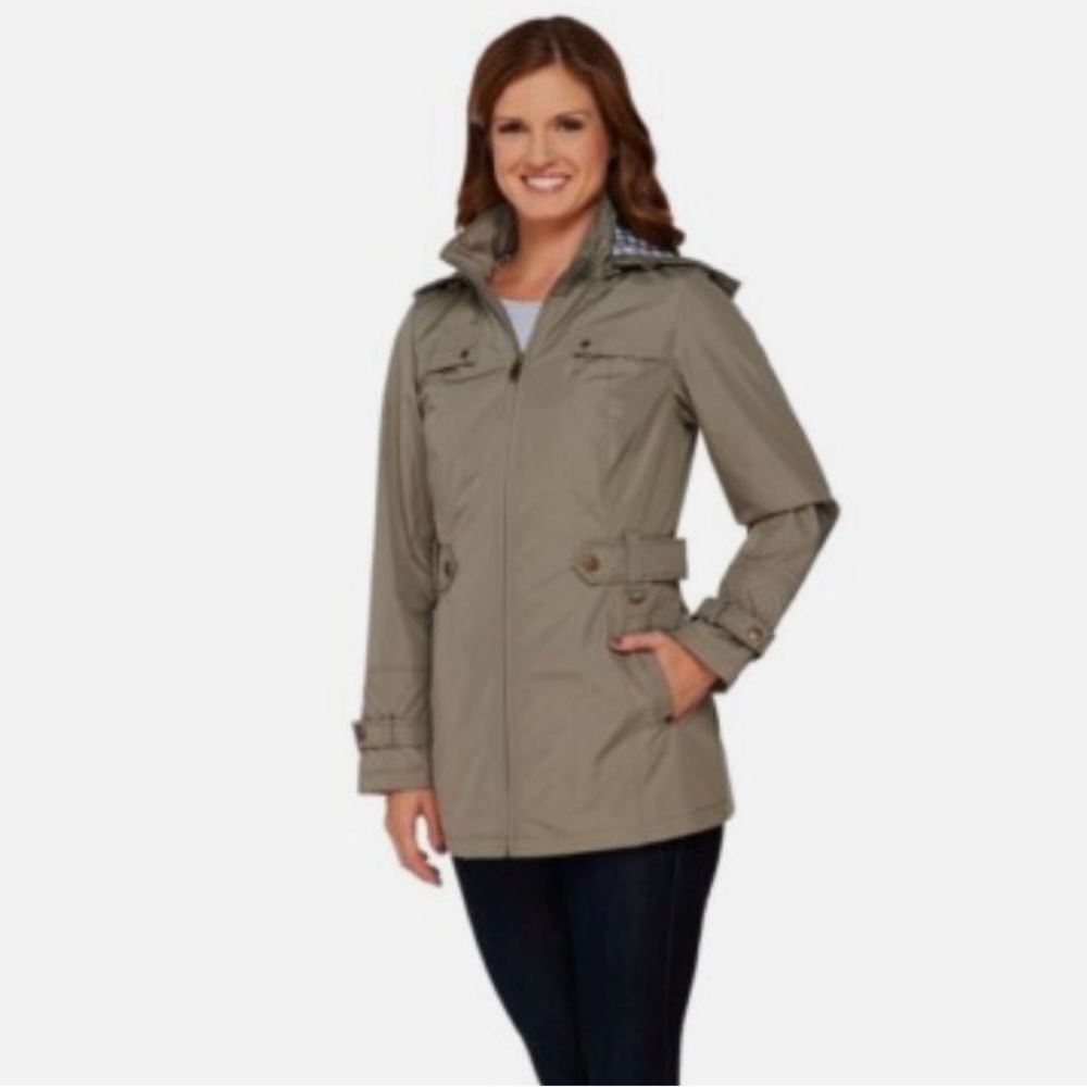 Liz Claiborne Women's Utility Jacket - Taupe